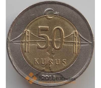 Монета Турция 50 куруш 2009-2018 КМ1243 UNC арт. 11529