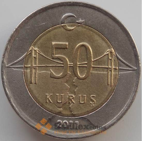 Турция 50 куруш 2009-2018 КМ1243 UNC арт. 11529