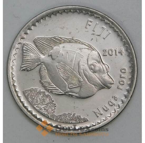 Фиджи 5 центов 2014 КМ332 AU арт. 56110
