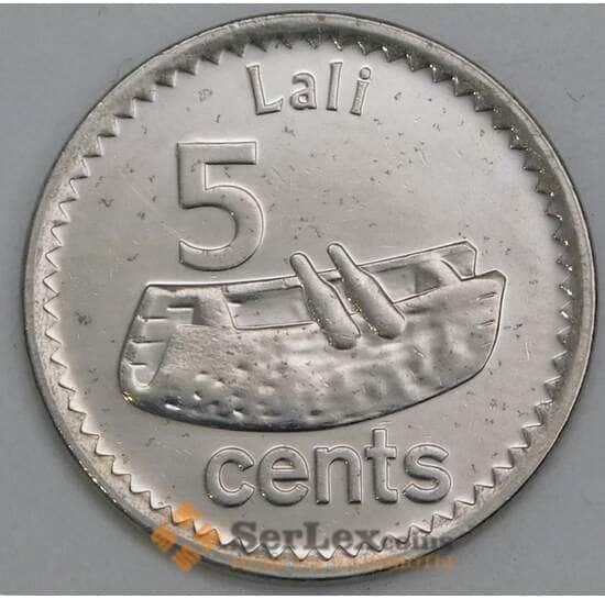 Фиджи 5 центов 2014 КМ332 AU арт. 56110 Фиджи 5 центов 2014 КМ332 AU арт. 56110