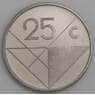 Аруба монета 25 центов 1986-2000 КМ3 UNC арт. 46172