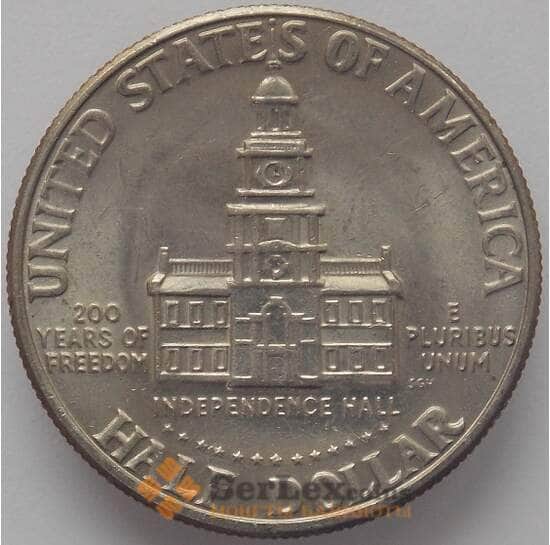 США 1/2 доллара 1976 VF КМ205 Индепенденс Холл арт. 17590