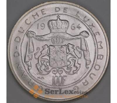 Люксембург 100 франков 1964 КМ54 UNC арт. 53308