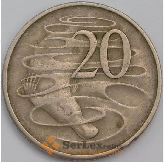 Австралия 20 центов 1967 КМ66 XF арт. 39279