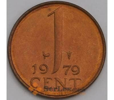 Монета Нидерланды 1 цент 1979 КМ180 UNC арт. 39854