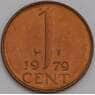 Нидерланды 1 цент 1979 КМ180 UNC арт. 39854