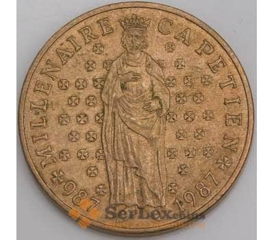 Франция монета 10 франков 1987 КМ961 АU арт. 45718
