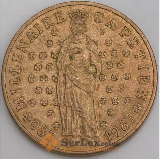 Франция монета 10 франков 1987 КМ961 АU арт. 45718