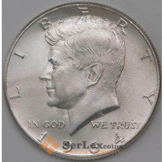 США монета 1/2 доллара 1964 KM202 BU Кеннеди арт. 30713