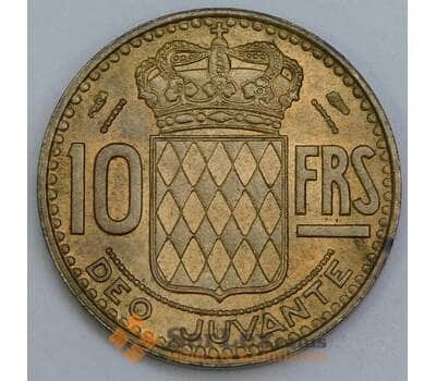 Монако 10 франков 1950 КМ130 aUNC арт. 56081
