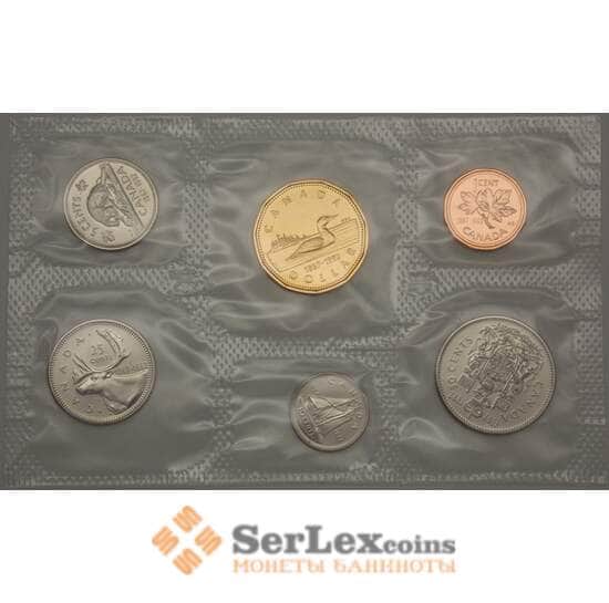 Канада набор монет 1 5 10 25 50 центов и 1 доллар (6шт) 1867-1992 BU арт. 21692
