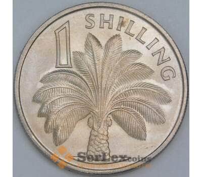 Гамбия 1 шиллинг 1966 КМ4 UNC арт. 56690