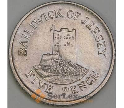 Джерси 5 пенсов 1993 КМ56.2 XF арт. 54989