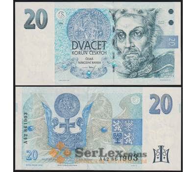 Чехия банкнота 20 крон 1994 Р10 UNC арт. 48414