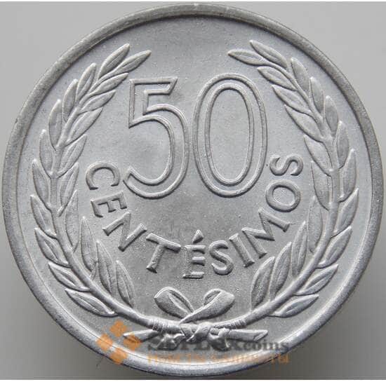 Уругвай 50 сентесимо 1965 КМ45 UNC арт. 8996