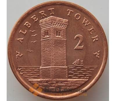 Монета Мэн остров 2 пенса 2005 КМ1254 aUNC арт. 13914