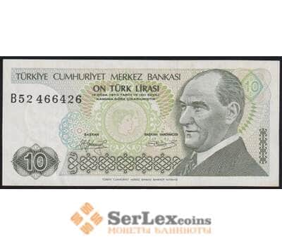 Турция банкнота 10 лир 1970 Р192 UNC  арт. 48059