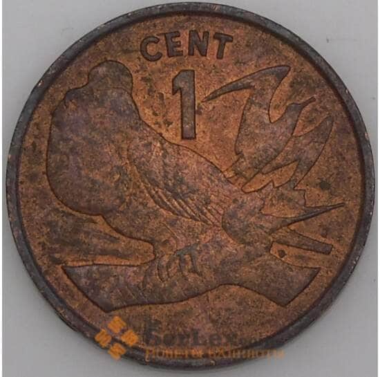 Кирибати монета 1 цент 1979 КМ1 AU арт. 45092