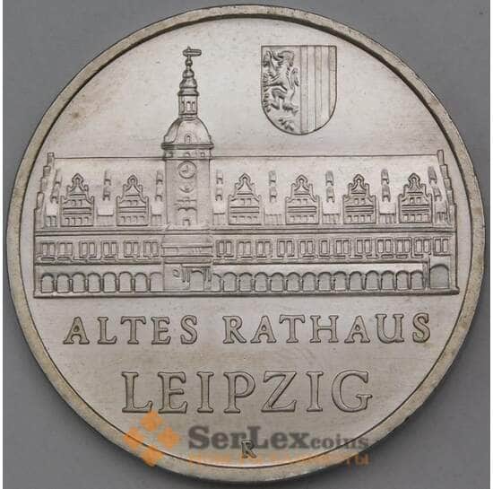 Германия (ГДР) 5 марок 1984 КМ96 AU Старая Ратуша в Лейпциге арт. 29223