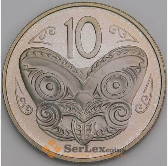 Новая Зеландия 10 центов 1980 КМ41 Proof арт. 46502