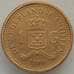 Монета Нидерландские Антиллы 1 гульден 1990 КМ37 UNC (J05.19) арт. 15658