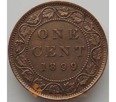 Монета Канада 1 цент 1899 КМ7 VF арт. 11665