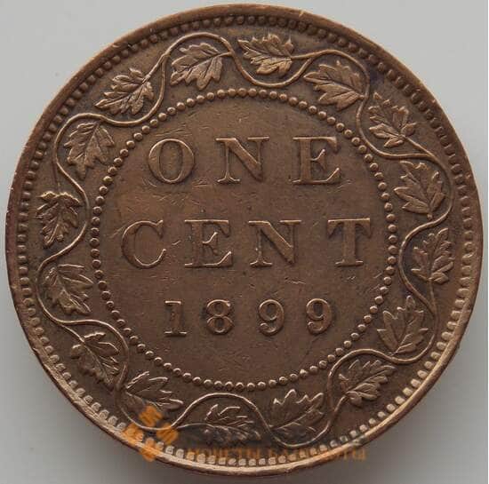 Канада 1 цент 1899 КМ7 VF арт. 11665