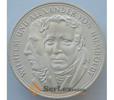 Монета Германия 5 марок 1967 КМ120 UNC Серебро Гумбольдт (J05.19) арт. 15964
