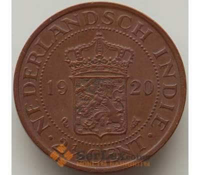 Монета Нидерландская Восточная Индия 2 1/2 цента 1920 КМ316 XF+ арт. 12851