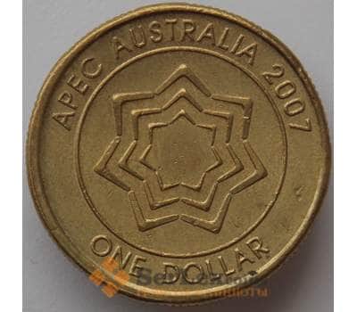 Монета Австралия 1 доллар 2007 КМ1040 AU Фоурм АТЭС в Австралии (J05.19) арт. 17140