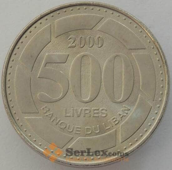 Ливан 500 ливров 2000 КМ39 UNC (J05.19) арт. 16606