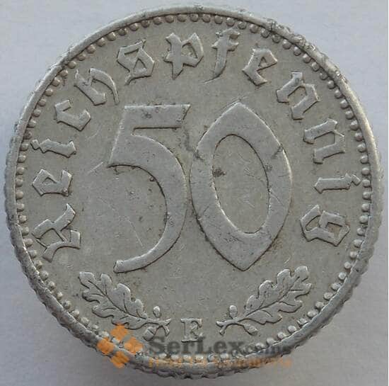 Германия 50 пфеннингов (рейхспфеннигов) 1935 E КМ87 VF (J05.19) арт. 14992