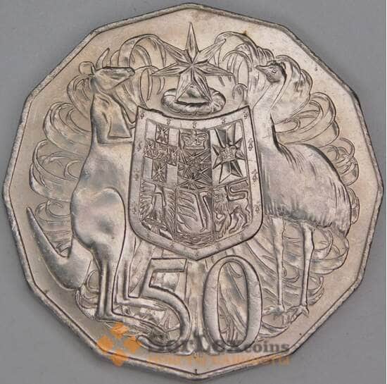 Австралия 50 центов 1969 КМ68 UNC арт. 38859 Австралия 50 центов 1969 КМ68 UNC арт. 38859