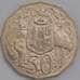Монета Австралия 50 центов 1969 КМ68 UNC арт. 38859