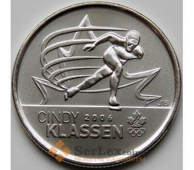 Монета Канада 25 центов 2009 КМ1065 Синди Классен UNC арт. 22872