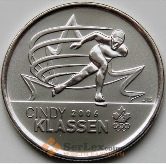 Канада 25 центов 2009 КМ1065 Синди Классен UNC арт. 22872
