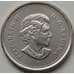 Монета Канада 25 центов 2004 90 лет Начала 1-й Мировой войны UNC цветная арт. С04190