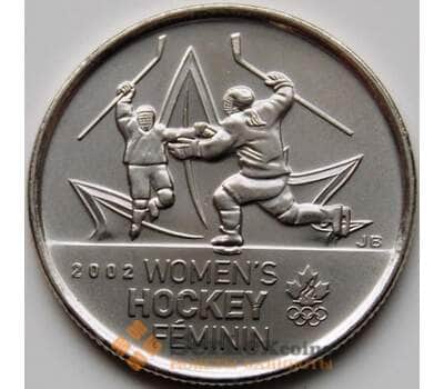 Монета Канада 25 центов 2009 КМ952 Ванкувер Женский хоккей UNC арт. 22866