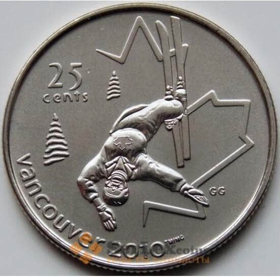 Канада 25 центов 2008 КМ765 Ванкувер Фристайл UNC арт. 22869