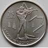 Канада 25 центов 2007 КМ685 Ванкувер Биатлон UNC арт. 22868