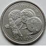 Канада 25 центов 1999 КМ342 UNC Январь арт. C04225