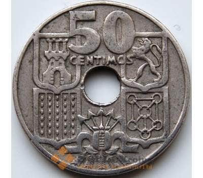 Монета Испания 50 сентимо 1949 КМ777 VF арт. С04287