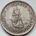 Монета Южная Африка ЮАР 5 шиллингов 1952 КМ41 VF Серебро Корабль арт. С04308