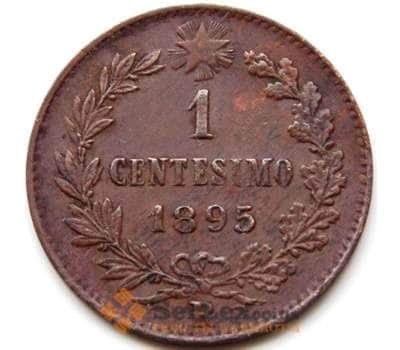 Монета Италия 1 чентезимо 1895 R КМ29 XF арт. С04321