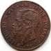 Монета Италия 1 чентезимо 1867 М КМ1.1 XF арт. С04322