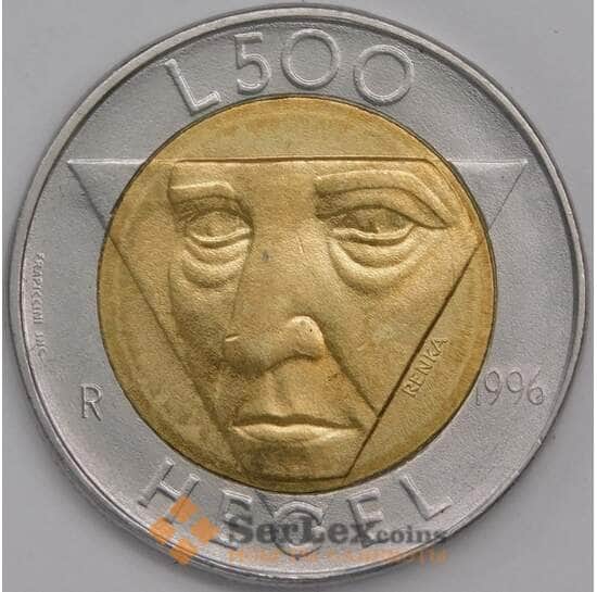 Сан-Марино 500 лир 1996 КМ357 AU арт. С04334 Сан-Марино 500 лир 1996 КМ357 AU арт. С04334