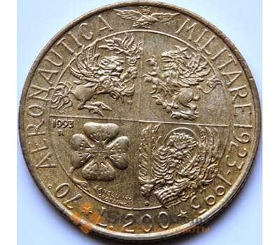 Монета Италия 200 лир 1993 КМ155 UNC арт. С04345