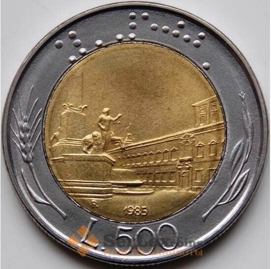 Италия 500 лир 1985 КМ111 UNC арт. С04355