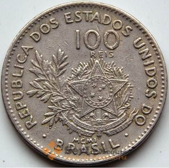 Бразилия 100 рейс 1901 КМ503 VF арт. С04366