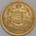 Монета Монако 2 франка 1945 КМ121а XF арт. С04400